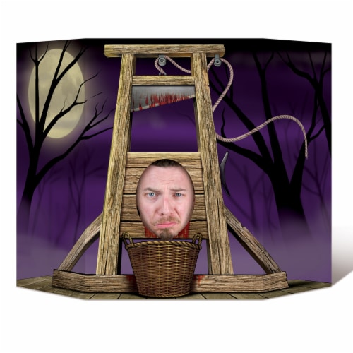 Beistle Halloween Party Decoration Guillotine Photo Prop - 6 Pack (1/Pkg) Perspective: front