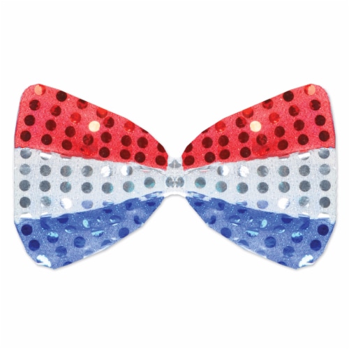 The Beistle Company Patriotic Bow Tie Perspective: front