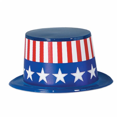 The Beistle Company Patriotic Hat - Blue Perspective: front