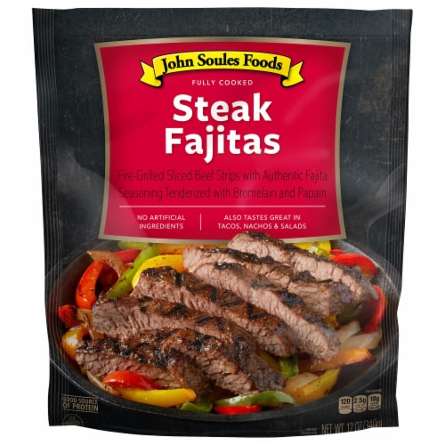 John Soules Foods® Beef Fajitas Perspective: front