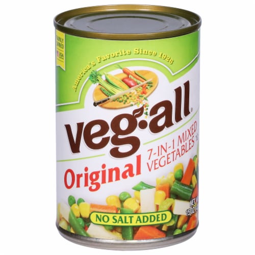 Veg-All® No Salt Added Original Mixed Vegetables Perspective: front