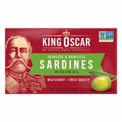 King Oscar Wild Caught Skinless & Boneless Sardines in Olive Oil