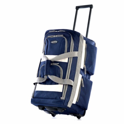 Olympia 8 pocket cheap rolling duffel bag