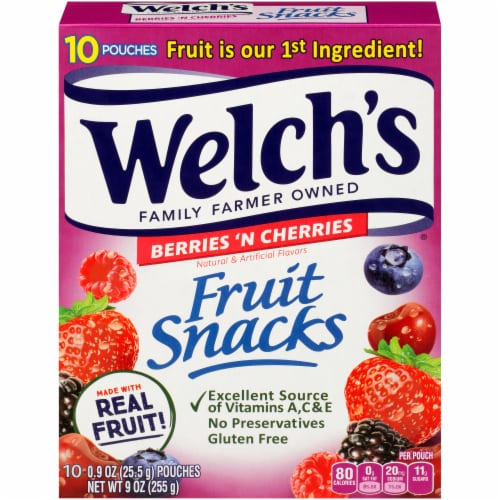 Welch's® Berries 'n Cherries Fruit Snacks Perspective: front