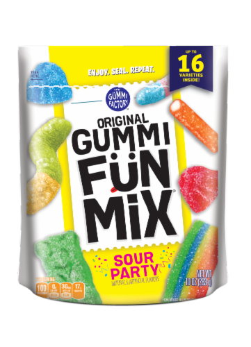 The Gummi Factory™ Sour Party Original Gummi Fun Mix Perspective: front