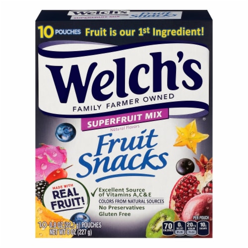 Welch's Superfruit Fruit Snacks Perspective: front