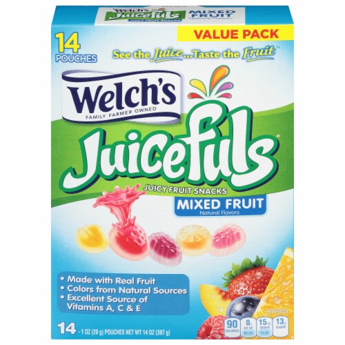 Welch's Juicefuls Fruit Snacks Perspective: front