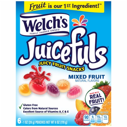 Welch's Juicefuls® Mixed Fruit Juicy Fruit Snacks Perspective: front