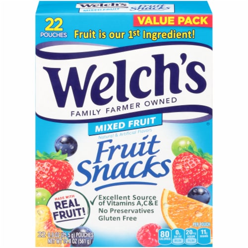 Welch's® Mixed Fruit Fruit Snacks 22 Count Perspective: front