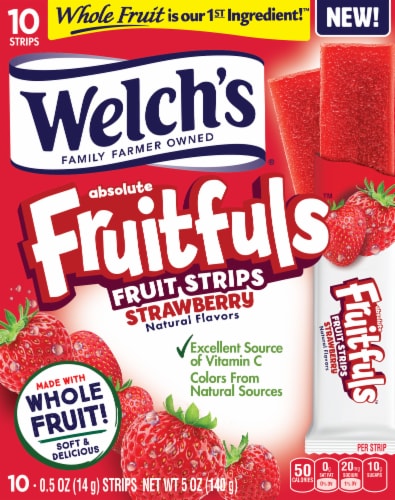 Welch's® Fruitfuls™ Strawberry Strips Perspective: front