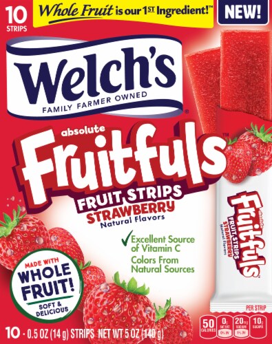 Welch's® Fruitfuls™ Strawberry Strips Perspective: front