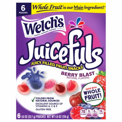 WELCH'S® Juicefuls® Berry Blast Box Perspective: front