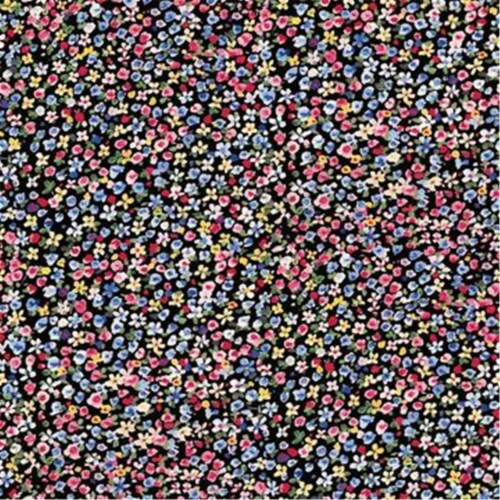 Roommates RMK11610RL Petite Floral Peel & Stick Wallpaper, Black Perspective: front