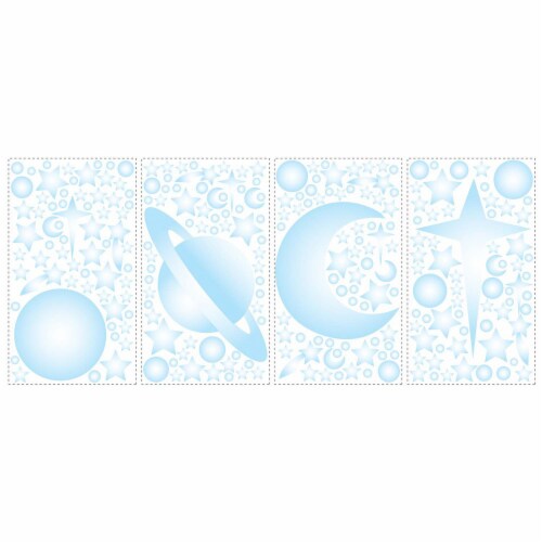 Roommates RMK1141SCS Celestial Peel & Stick Appliques Perspective: front
