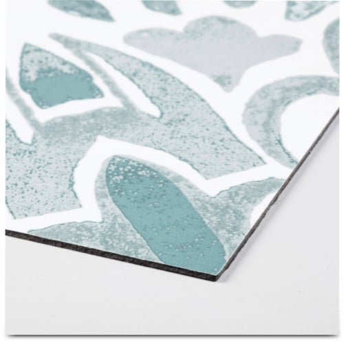 Peel And Stick Floor Tile - Amalfi Green Perspective: front