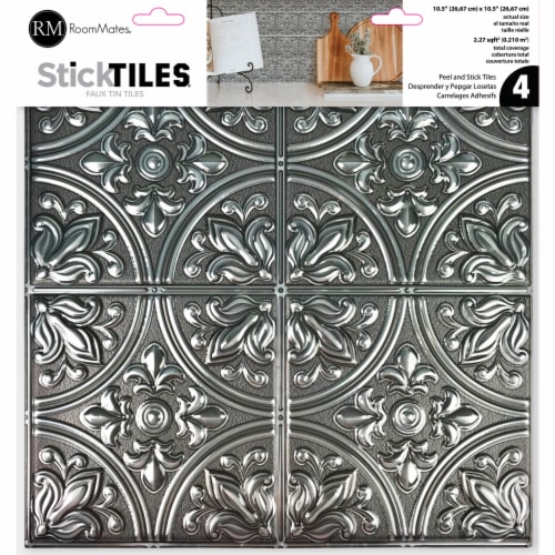 RoomMates® Peel And Stick Tile Backsplash Perspective: front