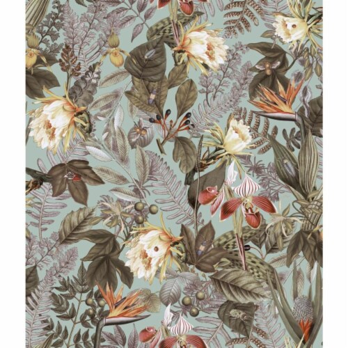 Roommates Tropical Flowers Peel & Stick Wallpaper Roommates Tropical Flowers Peel & Stick Wallpaper