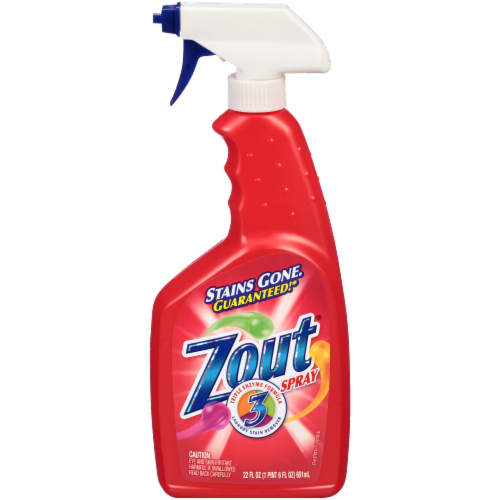 Zout® Triple Enzyme Formula Stain Remover Spray Perspective: front