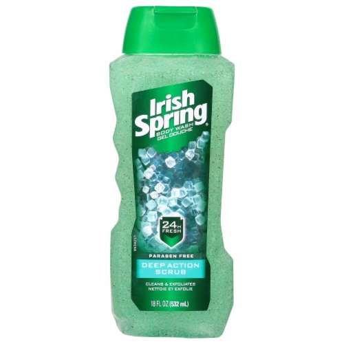 Irish Spring® Deep Action Scrub Body Wash Perspective: front