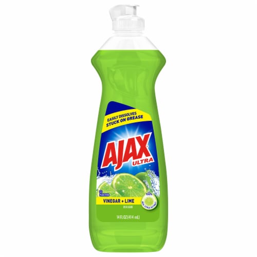 Ajax® Ultra Bleach Alternative Lime Liquid Dish Soap Perspective: front