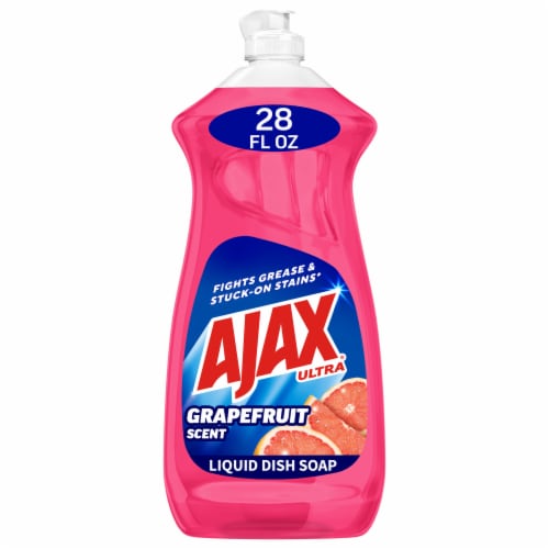 Ajax Ultra Deep Cleaning Action Grapefruit Scent Liquid Dish Soap Perspective: front