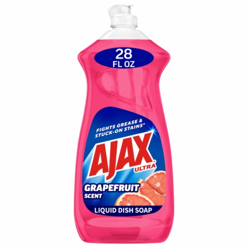 Ajax Ultra Deep Cleaning Action Grapefruit Scent Liquid Dish Soap Perspective: front