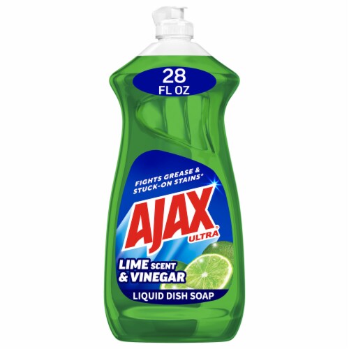 Ajax Ultra Vinegar and Lime Scent Liquid Dish Soap Perspective: front