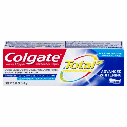 Colgate Total Fresh Gel Toothpaste Perspective: front