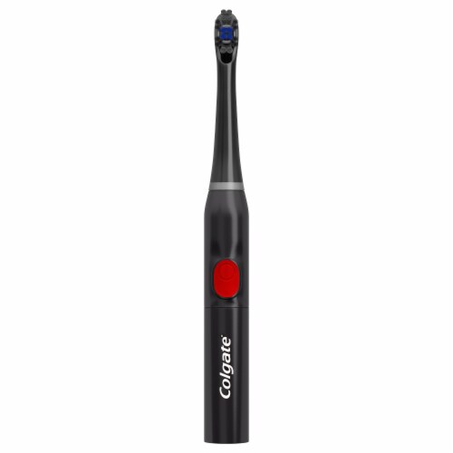 Colgate® 360® Advanced Charcoal Battery Powered Toothbrush Perspective: front