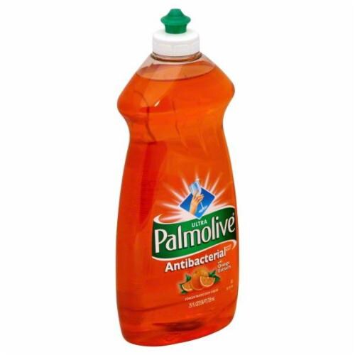 Palmolive Ultra Antibacterial Orange Dish Detergent Perspective: front
