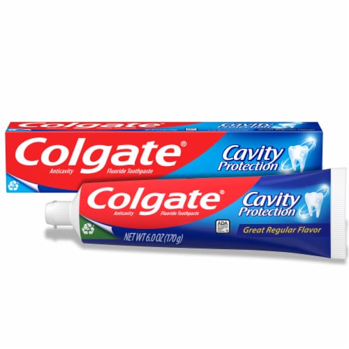 Colgate Toothpaste, Anticavity Fluoride, Cavity Protection, Great Regular Flavor, Paste - 4.0 oz