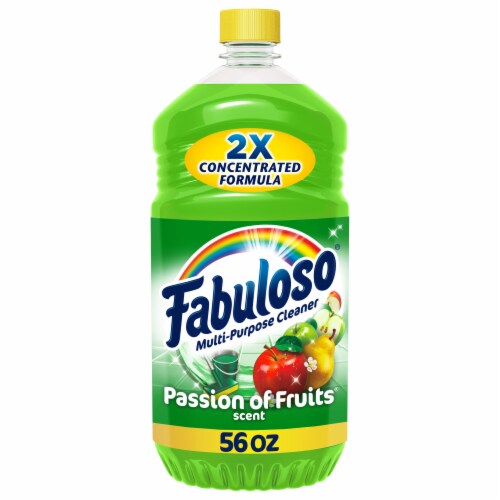 Fabuloso Multi-Purpose Cleaner, 2X Concentrated Formula, Passions of Fruit  Scent, 128 oz 