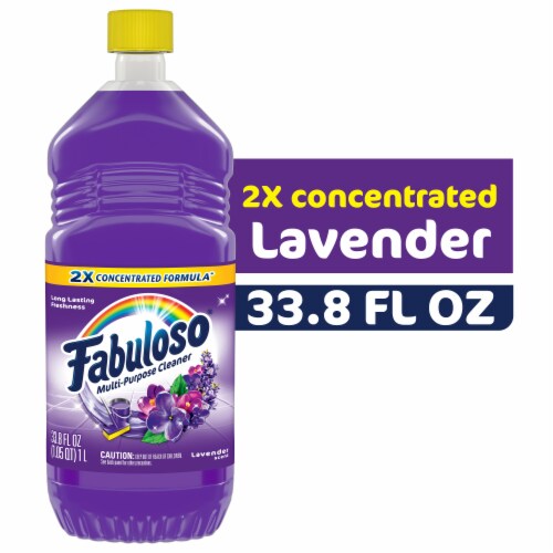 Fabuloso Multi-Purpose Cleaner 2X Concentrated Formula Lavender Scent Perspective: front