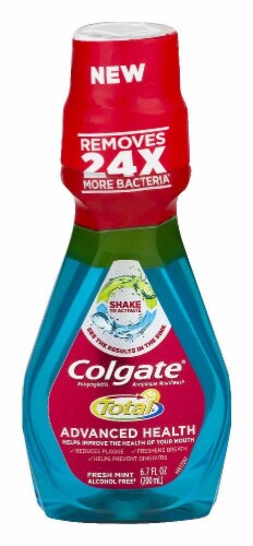 Colgate Total Advance Health Mouthwash Fresh Mint Perspective: front