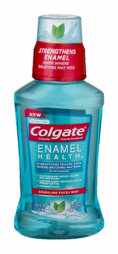 Colgate Enamel Health Mouthwash Fresh Mint Perspective: front