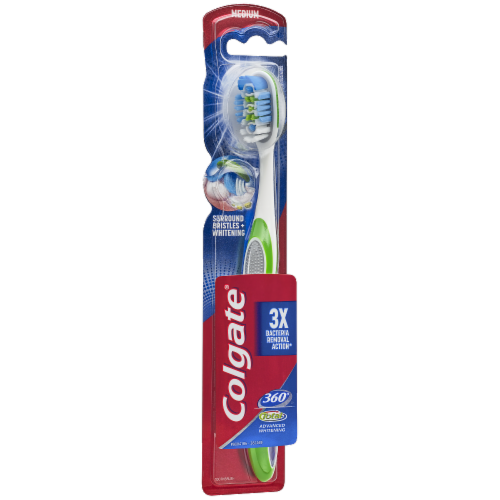 Colgate 360 Total Advance Full Head Medium Toothbrush Perspective: front