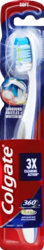 Colgate 360 Surround Full Head Soft Toothbrush Perspective: front