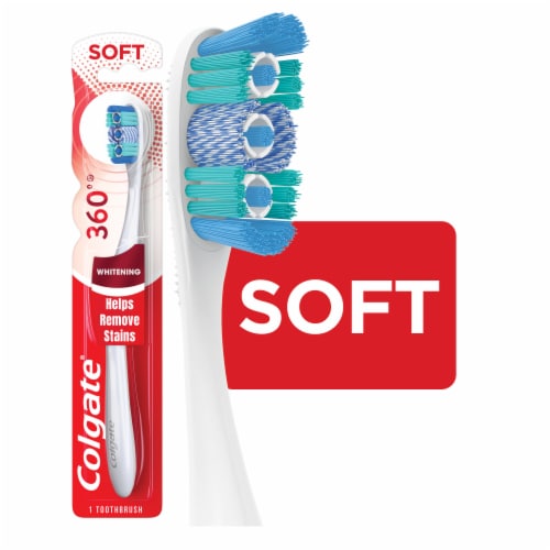 Colgate Max White Full Head Whitening Toothbrush, Soft 