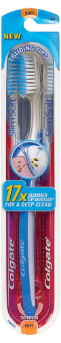 Colgate Slim Soft Toothbrush Perspective: front