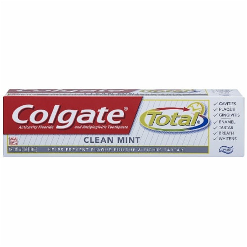 Colgate Total Clean Mint Toothpaste Perspective: front