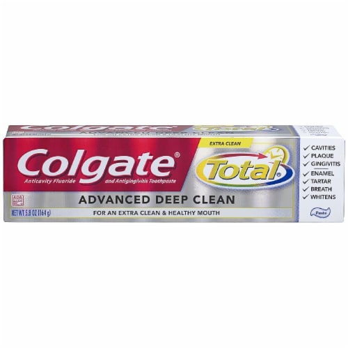 Colgate Total Advanced Clean Toothpaste Perspective: front