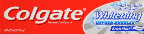 Colgate Baking Soda and Peroxide Toothpaste Perspective: front