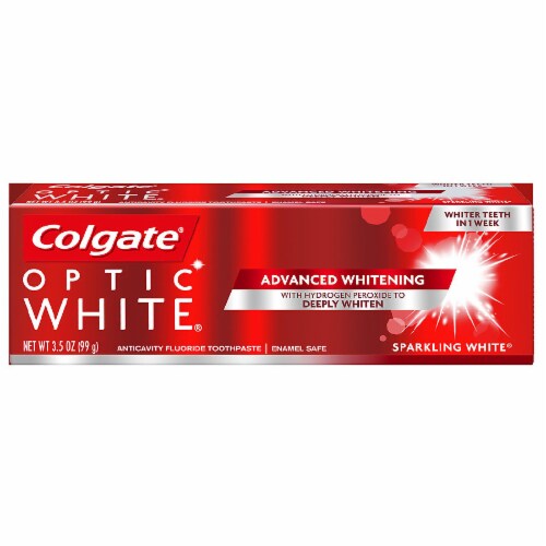 Colgate Optic White Advanced Whitening Sparkling White Mint