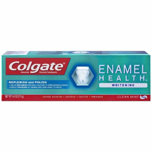 Colgate Enamel Health Mint Whitening Toothpaste Perspective: front