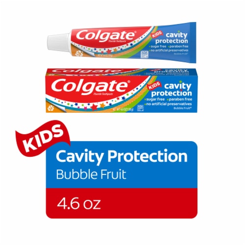 Colgate Kids Mild Bubble Fruit Flavor Fluoride Toothpaste, 4.6 oz