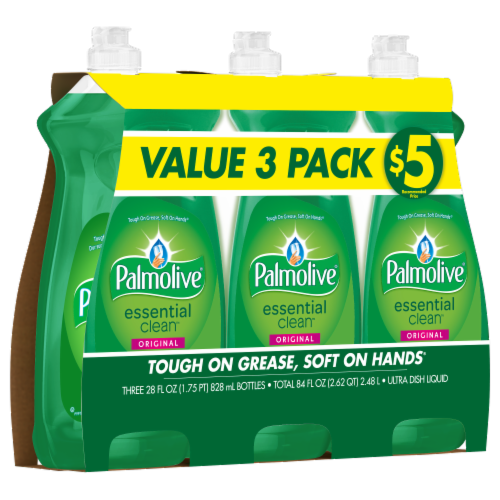Palmolive Essential Clean Original Ultra Dishwashing Liquid Perspective: front