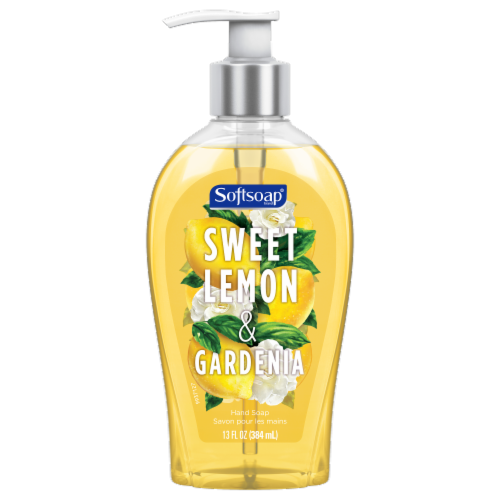 Softsoap® Sweet Lemon & Gardenia Scent Liquid Hand Soap Perspective: front