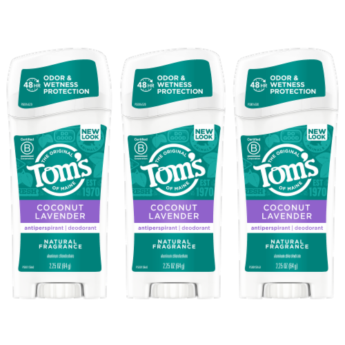 Tom's of Maine Long-Lasting Aluminum-Free Natural Deodorant for Women Wild Lavender Perspective: front