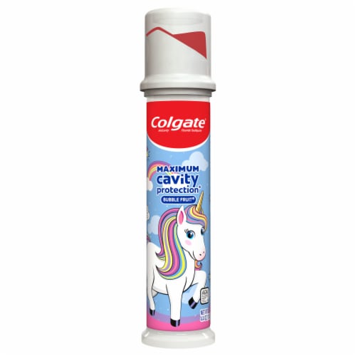 Colgate Kids Unicorn Toothpaste Pump Perspective: front