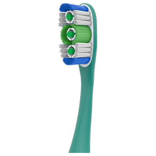 Colgate® 360® Whole Mouth Clean with Tongue and Cheek Cleaner Soft Toothbrush Value Pack Perspective: front